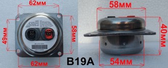 Пиропатрон B19A газогенератор airbag подушки безопасности пассажира в торпедо, панель
