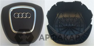 Крышка SRS airbag, накладка подушки безопасности в руль Audi A3, A4, A6, A8, Q7 (04-)(3 спицы)