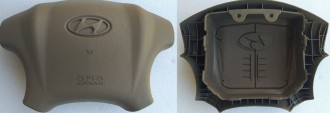 Крышка SRS airbag, накладка подушки безопасности в руль Hyundai Tucson в руль