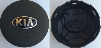 Крышка SRS airbag, накладка подушки безопасности в руль Kia Cerato 2 2009-2013