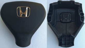 Крышка SRS airbag, накладка подушки безопасности в руль Honda Jazz 1 2002-2008