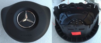 Крышка SRS airbag, накладка подушки безопасности в руль Mercedes Benz E W213  AMG,W166 рест