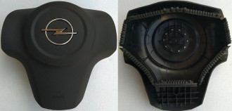 Крышка SRS airbag, накладка подушки безопасности в руль Opel Corsa D