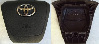 Крышка SRS airbag, накладка подушки безопасности в руль Toyota Land Cruiser 200 2016 -
