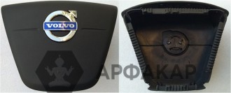 Крышка SRS airbag, накладка подушки безопасности в руль Volvo XC60 XC70 V70 S60 S80 2009- белый в руль
