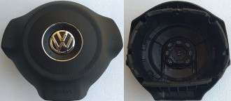 Крышка SRS airbag, накладка подушки безопасности в руль Volkswagen Jetta 6, Polo на защелках
