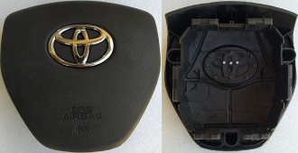 Крышка SRS airbag, накладка подушки безопасности в руль Toyota Corolla 160