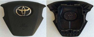 Крышка SRS airbag, накладка подушки безопасности в руль Toyota Highlander 2014-