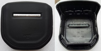 Крышка SRS airbag, накладка подушки безопасности в руль Land Rover Range Rover кожа