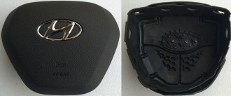 Крышка SRS airbag, накладка подушки безопасности в руль Hyundai Sonata Sport 2015-