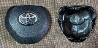 Крышка SRS airbag, накладка подушки безопасности в руль Toyota Corolla XII (E210)
