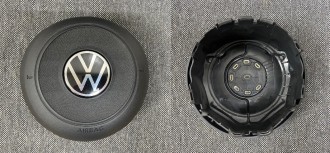 Крышка SRS airbag, накладка подушки безопасности в руль Volkswagen Golf 7 GTI рестайл